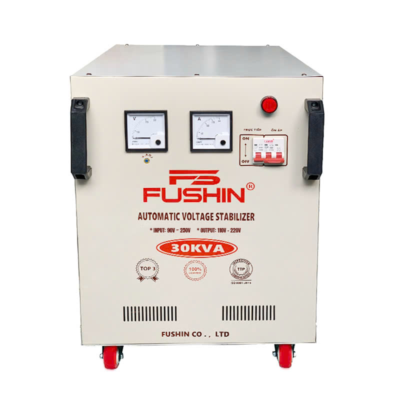 Ổn áp 1 Pha 30KVA điện áp dải 90V~250V