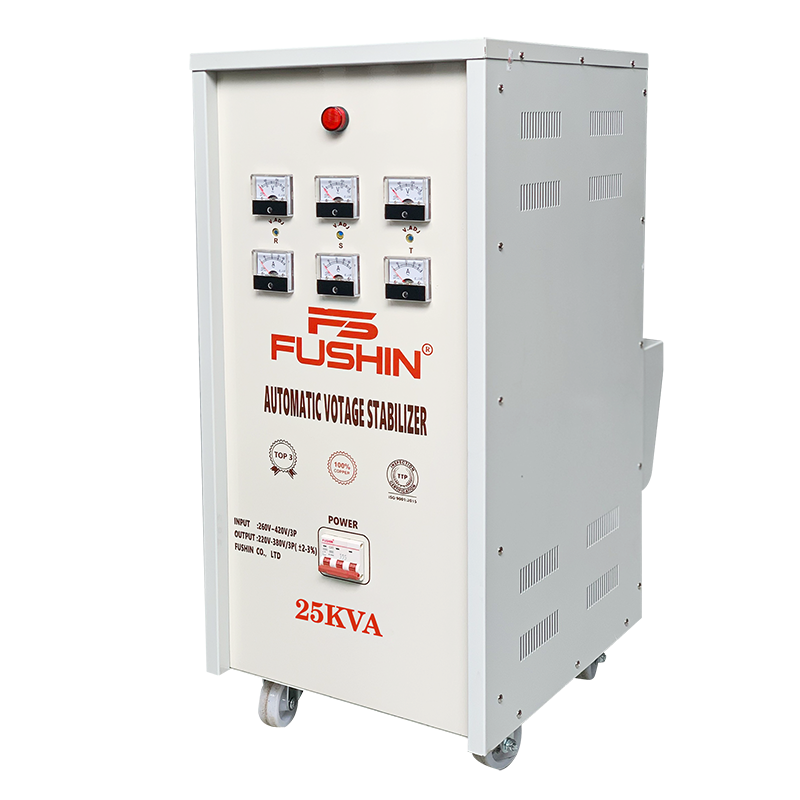 Ổn áp 3Pha 25KVA Dải 260V~430V ra 220V-380V