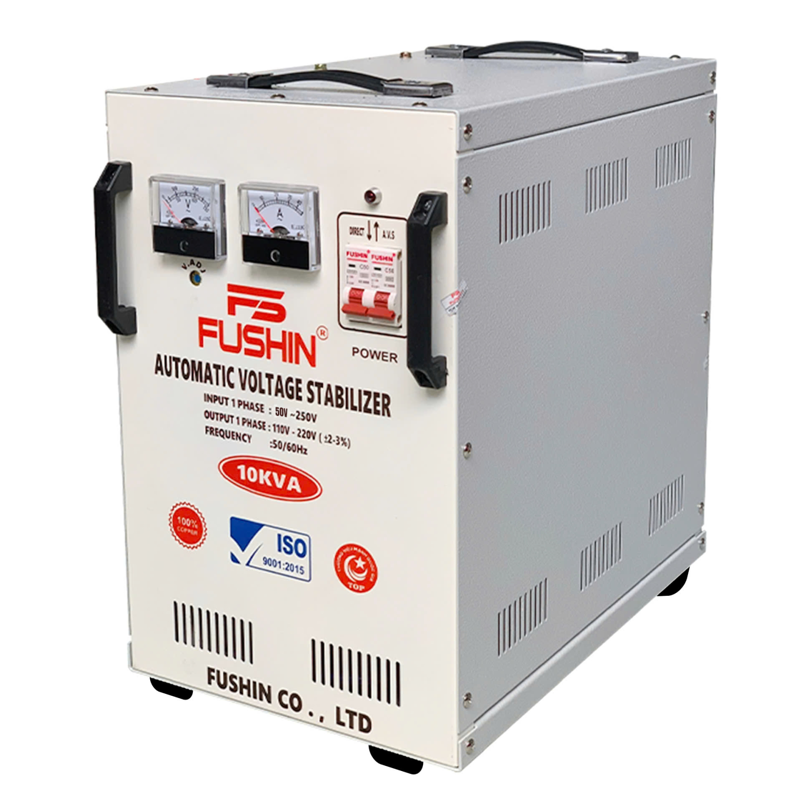 Ổn áp 1 Pha 10KVA điện áp dải 50V~250V