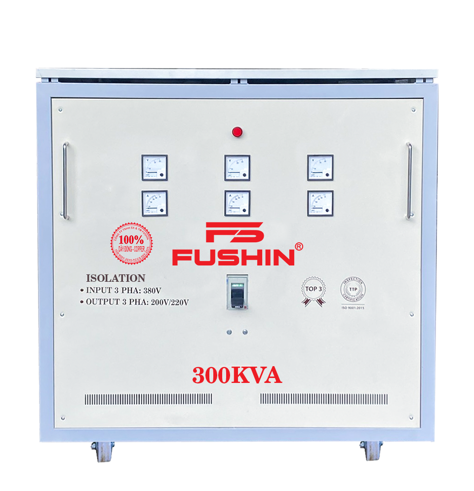 Biến áp 3 Pha cách ly 300KVA 380V/220V - DÂY ĐỒNG