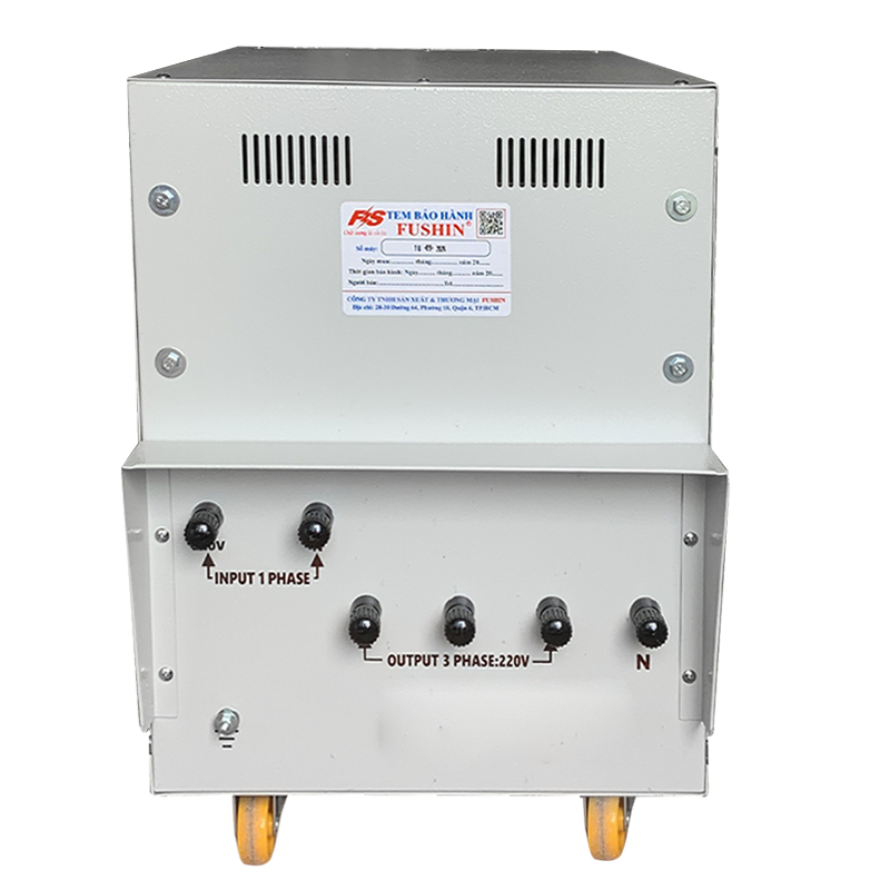 Biến áp 1 pha ra 3 pha 220V 2HP