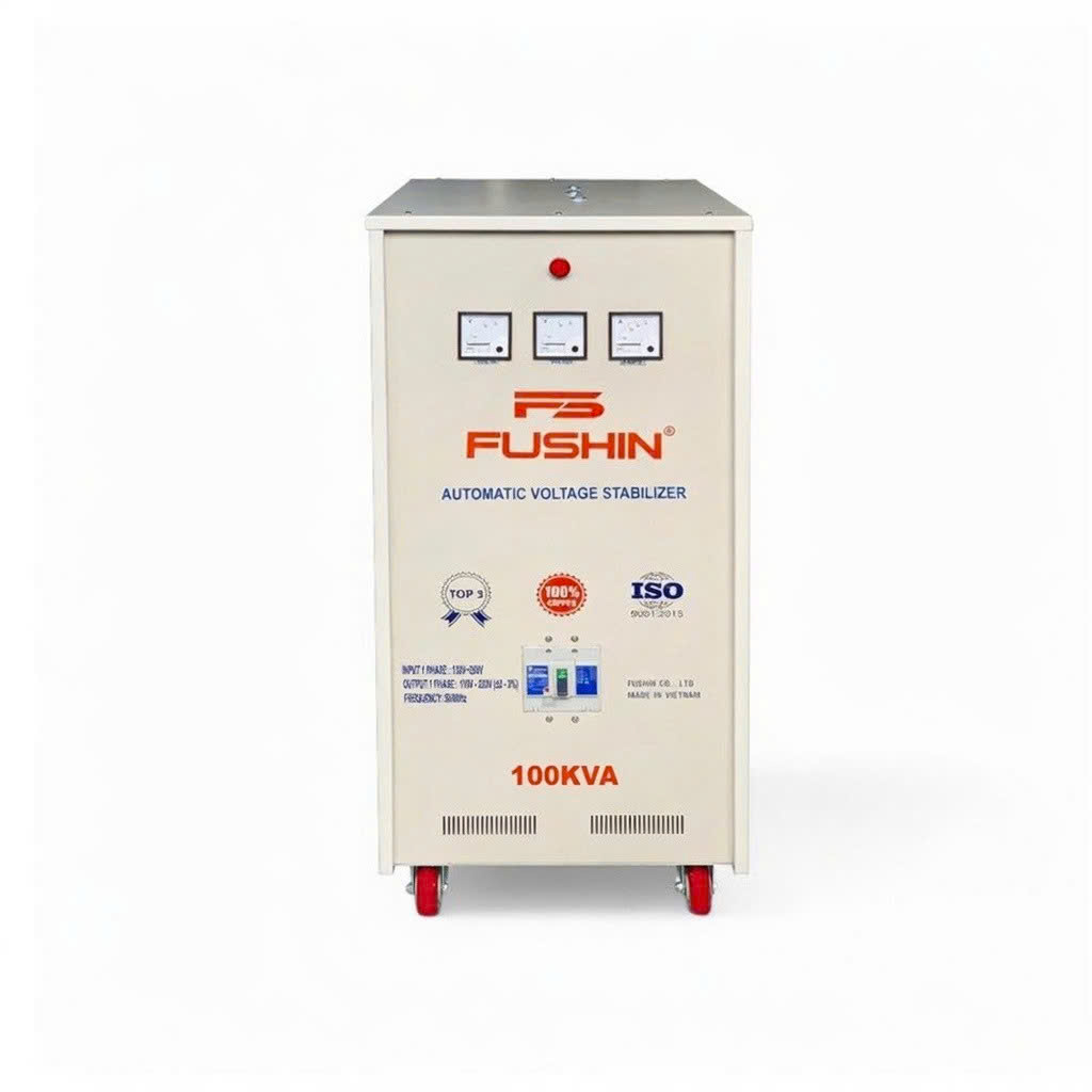 Ổn áp 1 Pha 100KVA Tải Nặng - Dải 50V~250V