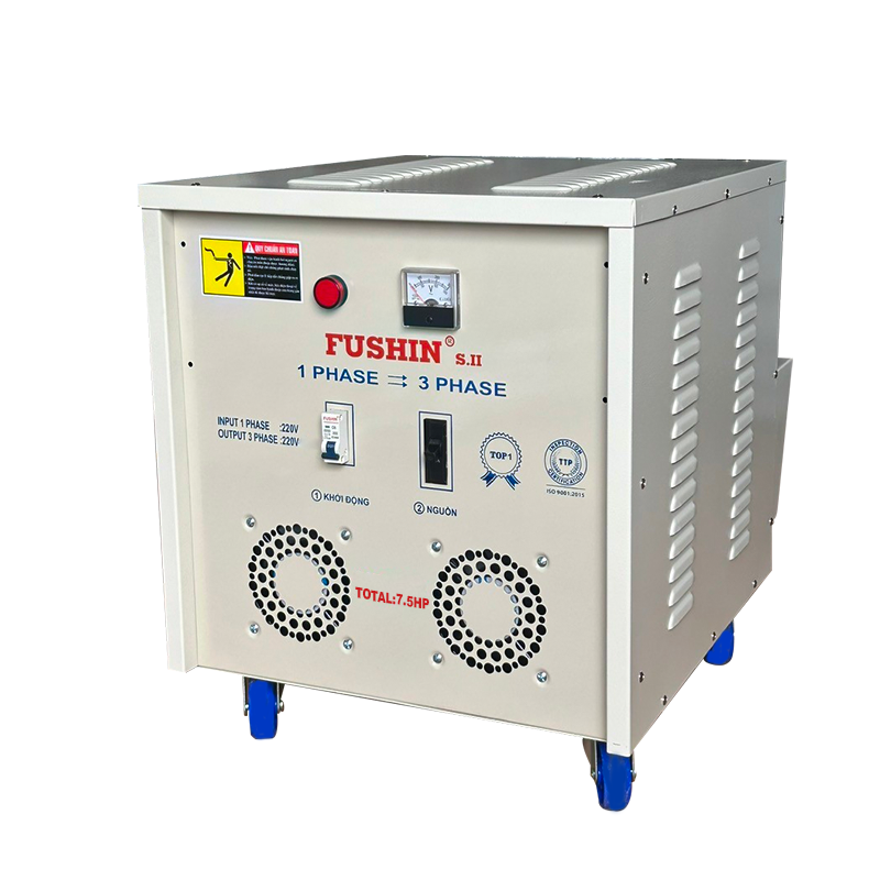Biến áp 1 pha ra 3pha 220V 7.5HP