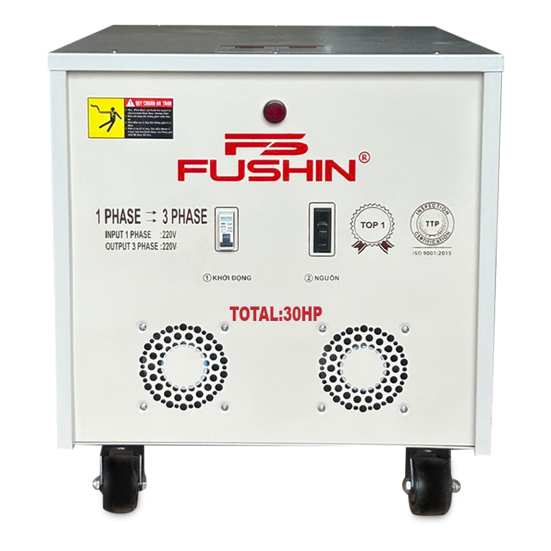 Biến áp 1 pha ra 3pha 220V - 30HP FUSHIN