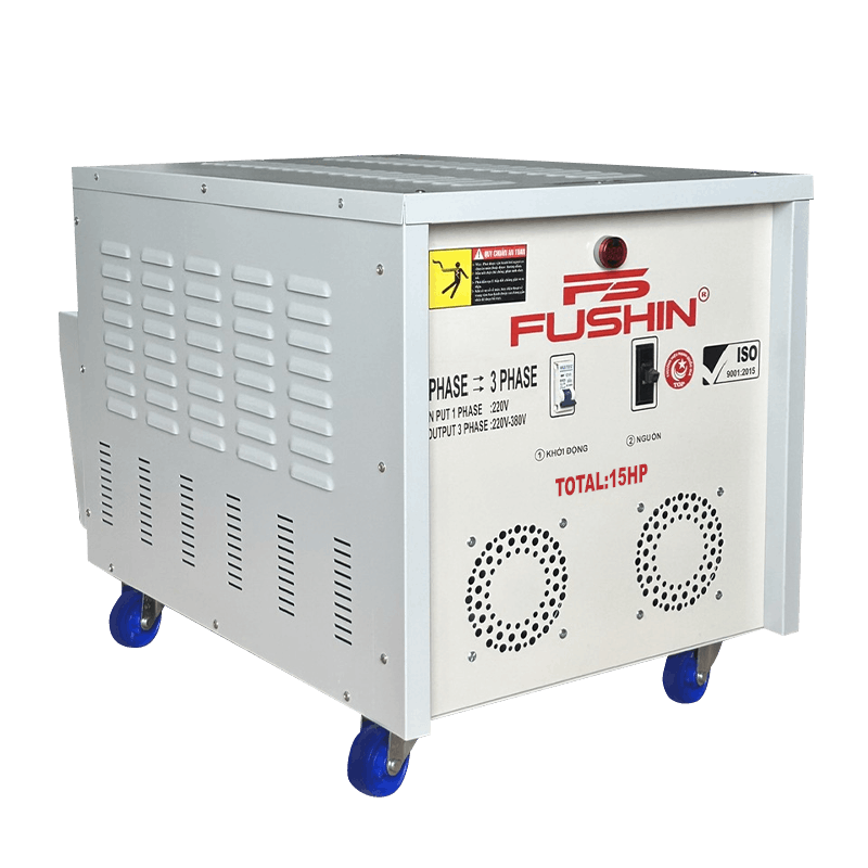 Biến áp 1 pha ra 3 pha 380V - 15HP FUSHIN