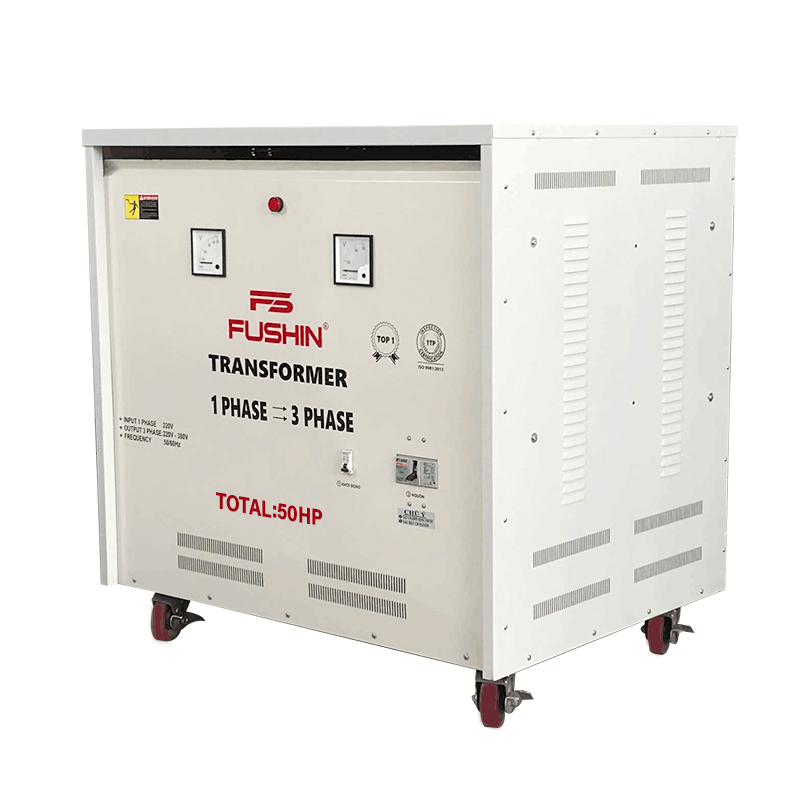 Biến áp 1 pha ra 3 pha 380V - 50HP FUSHIN