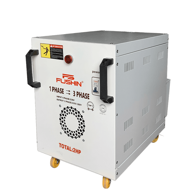 Biến áp 1 pha ra 3 pha 380V - 2HP FUSHIN
