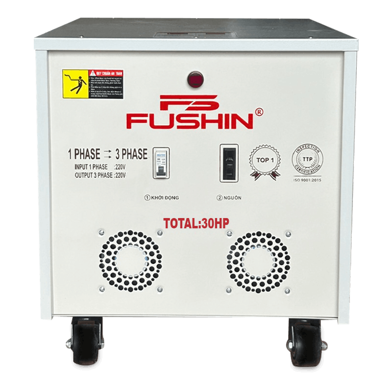 Biến áp 1 pha ra 3 pha 380V - 30HP FUSHIN