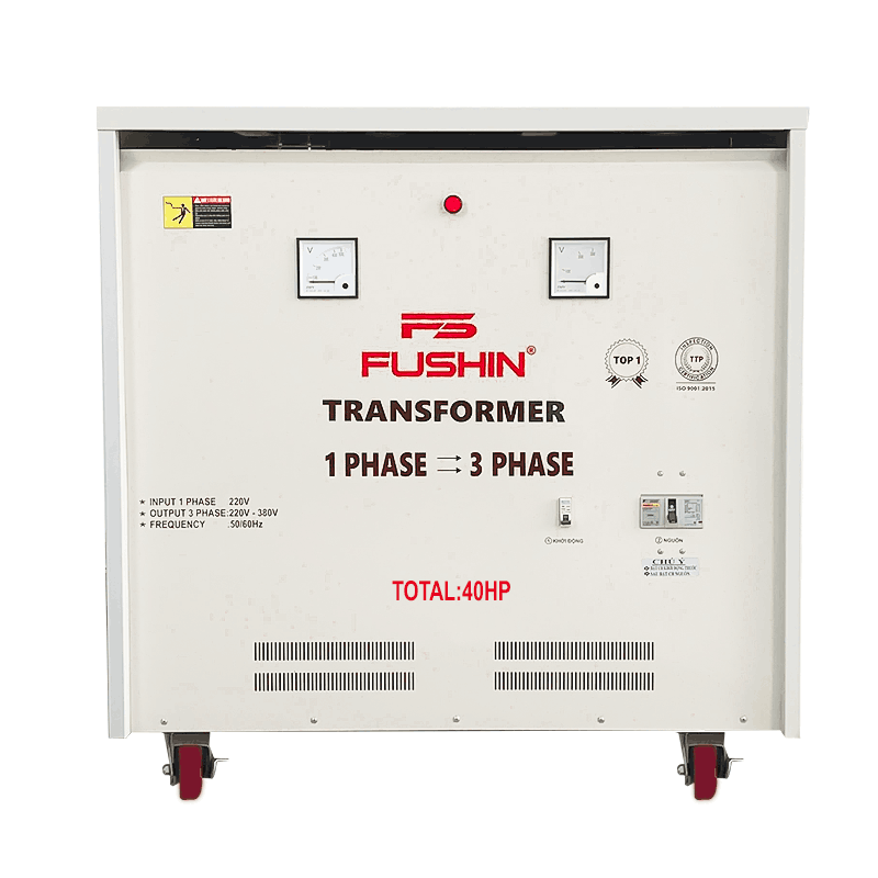 Biến áp 1 pha ra 3 pha 380V - 40HP FUSHIN