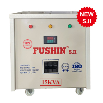 Biến Áp 3 Pha 15KVA Tự Ngẫu 380V/220V - Dây Đồng
