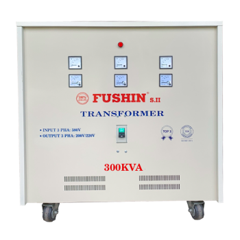 Biến Áp 3 Pha 300KVA Tự Ngẫu 380V/220V - Dây Đồng