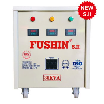 Biến Áp 3 Pha 30KVA Tự Ngẫu 380V/220V - Dây Đồng