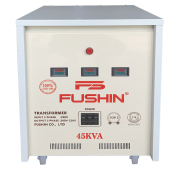 Biến Áp 3 Pha 45KVA Tự Ngẫu 380V/220V - Dây Đồng