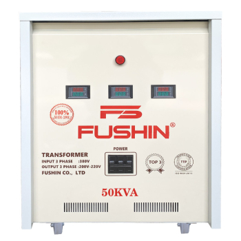 Biến Áp 3 Pha 50KVA Tự Ngẫu 380V/220V - Dây Đồng