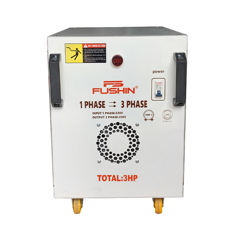 Biến áp 1 pha ra 3 pha 220V 3HP