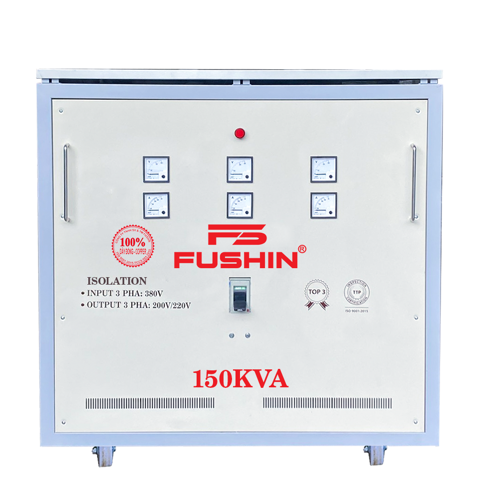 Biến áp 3 Pha cách ly 150KVA 380V/220V - DÂY ĐỒNG