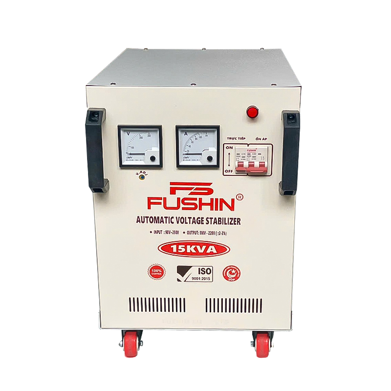 Ổn áp 1 Pha 15KVA điện áp dải 90V~250V