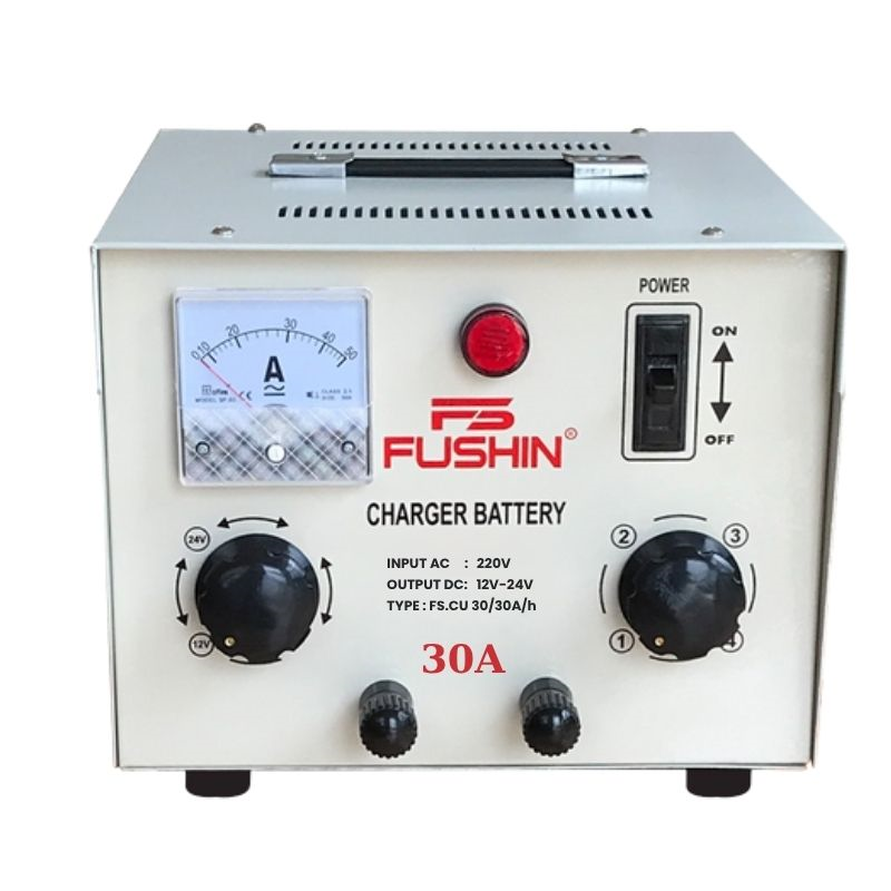 Sạc Tăng Giảm 30A (12-24V) - Dây Đồng
