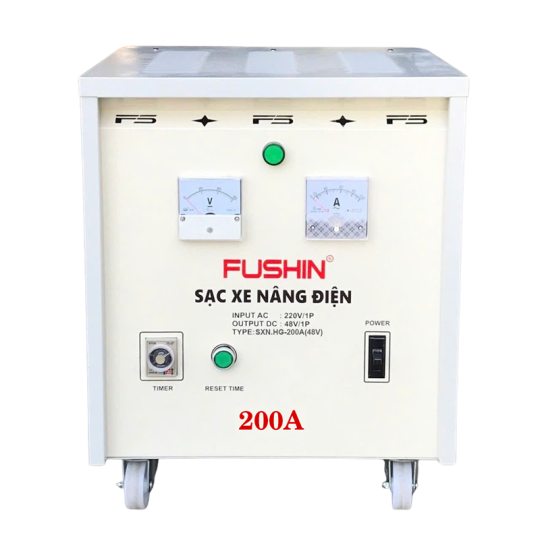 Máy Sạc Xe Nâng Hẹn Giờ 200A 48V