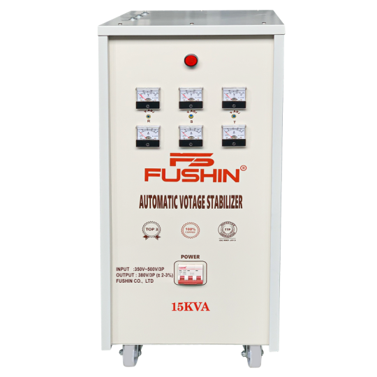 Ổn Áp 3P 15KVA NL Mặt Trời Dải 350V~500V Ra 380V