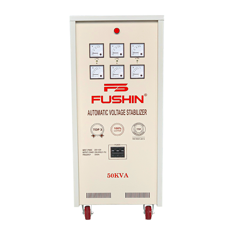 Ổn áp 3Pha 50KVA Dải 260V~430V ra 220V-380V