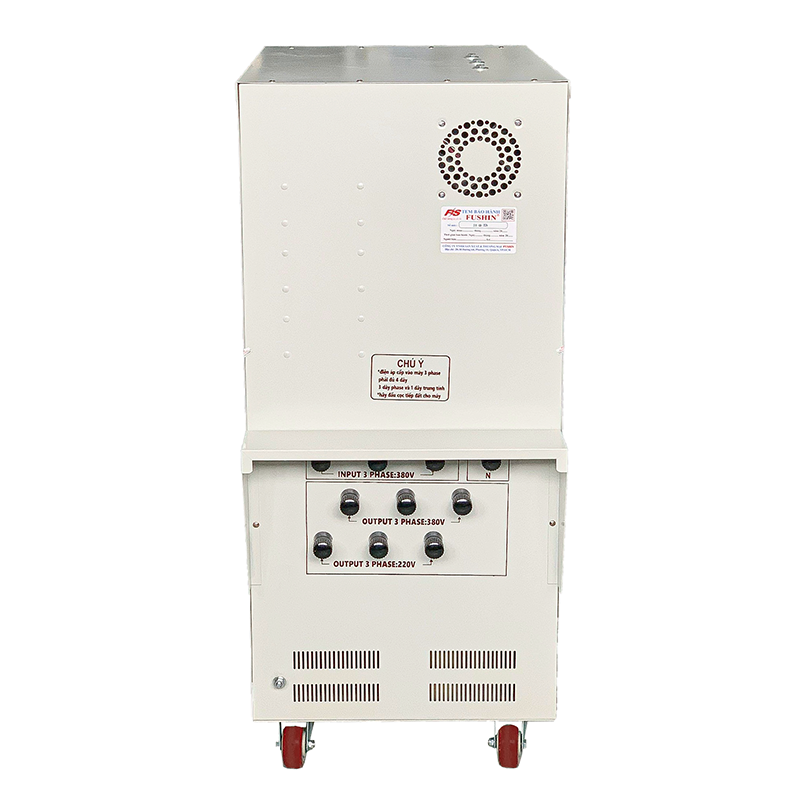 Ổn áp 3Pha 60KVA Dải 260V~430V ra 380V