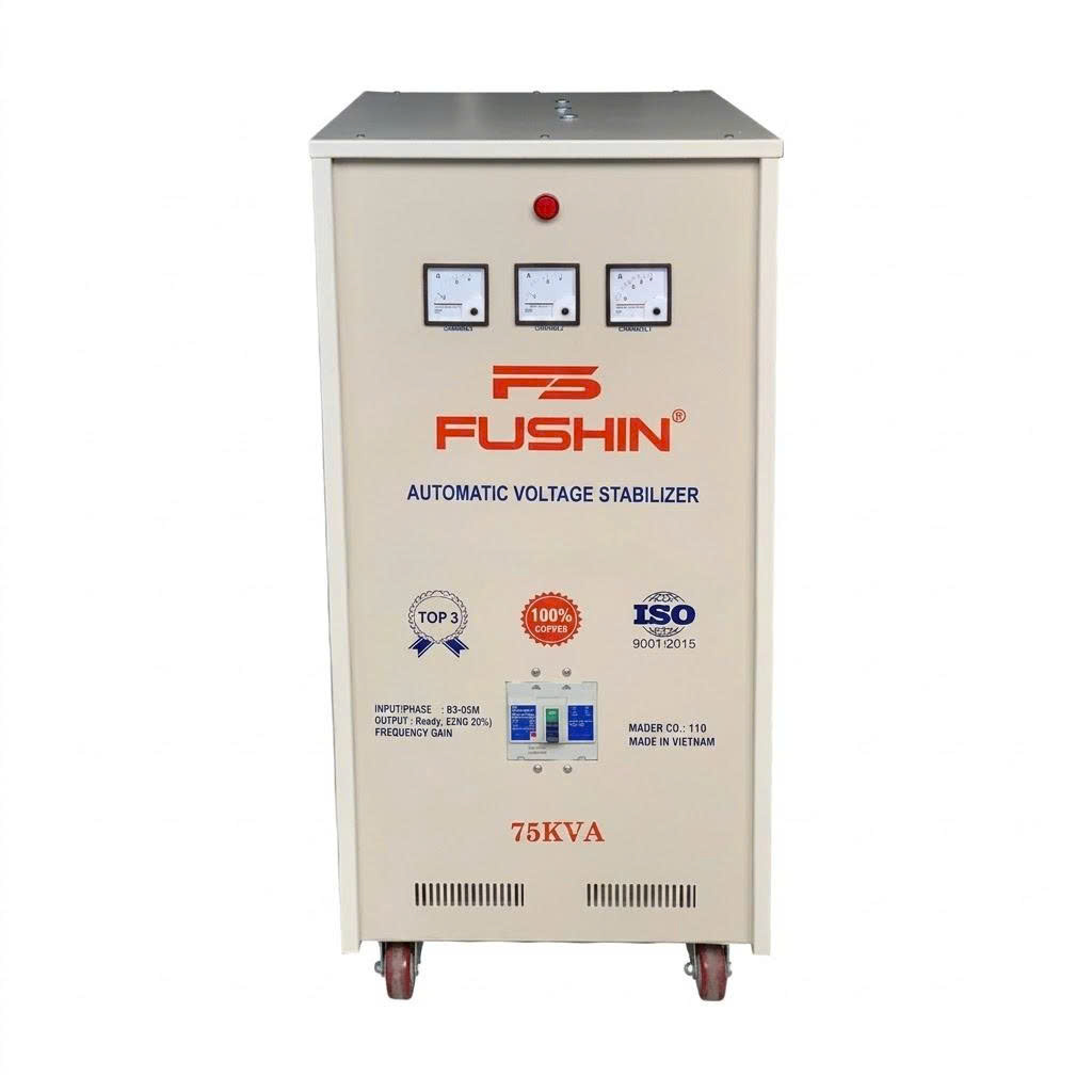 Ổn áp 1 Pha 75KVA - Dải 90V~250V