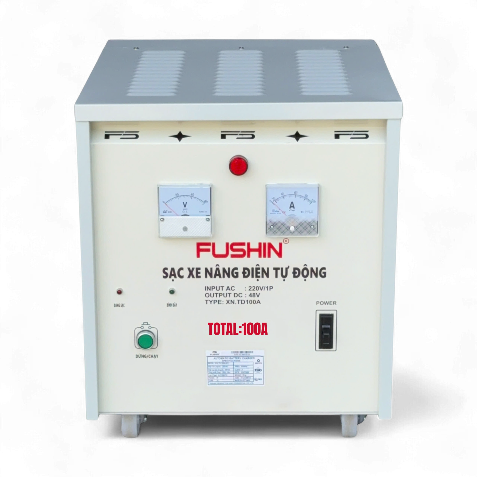 Máy Sạc Xe Nâng Tự Động 100A 48V