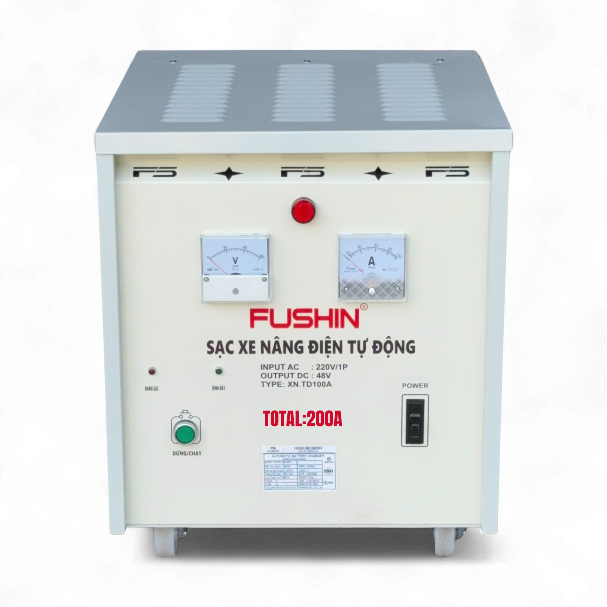 Máy Sạc Xe Nâng Tự Động 200A 48V