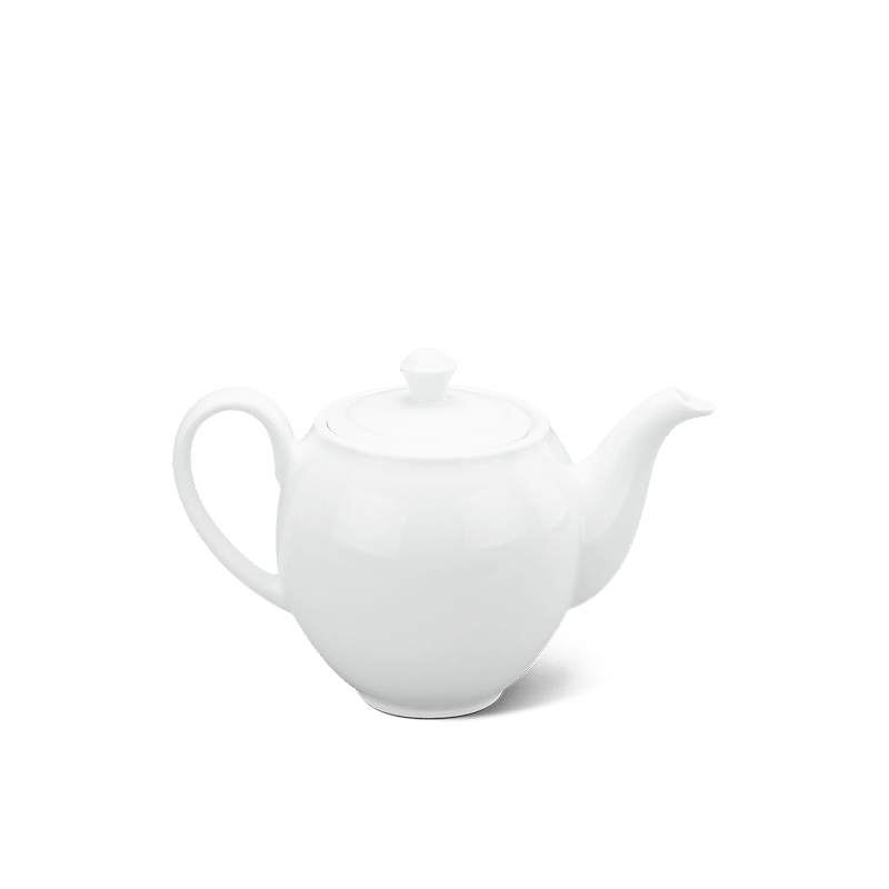 Bình trà 0.8 L + nắp - Camellia - Trắng