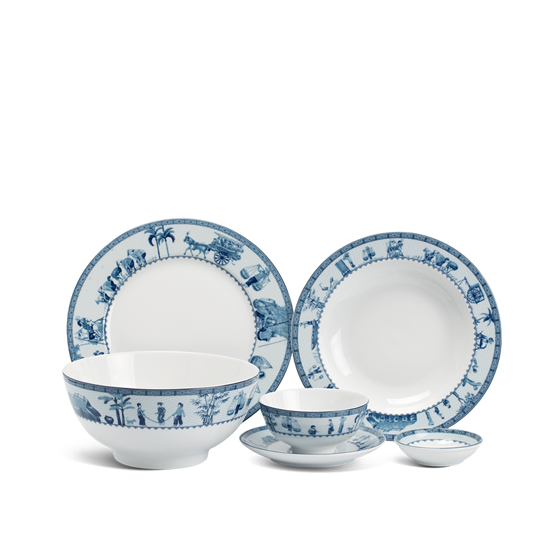 Bộ đồ ăn 10 người 36sp JAS Thôn dã