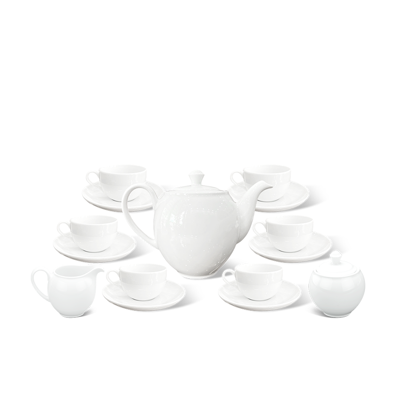 Bộ trà 1.1 L - Camellia - Trắng