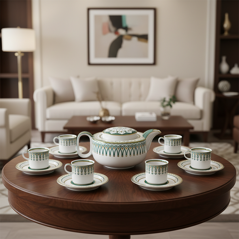 Bộ trà 0.38 L - Gastroline - Đồng Tâm Xanh Lá