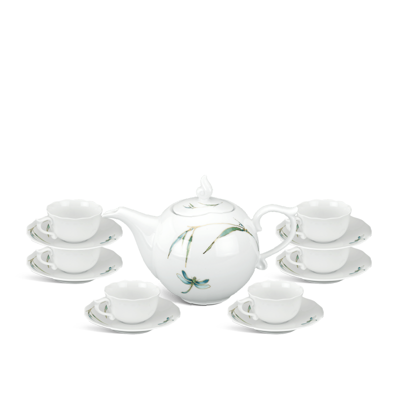 Bộ trà 0.7L - Mẫu Đơn IFP - Thanh Trúc