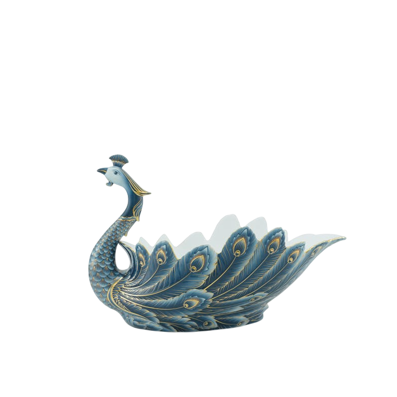 Tô trái cây Khổng Tước - Cobalt