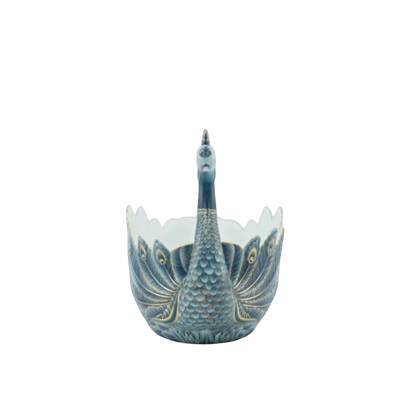 Tô trái cây Khổng Tước - Cobalt