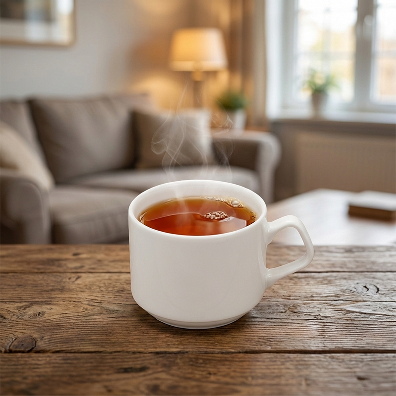 Tách trà 0.10 L - JASMINE - TRẮNG