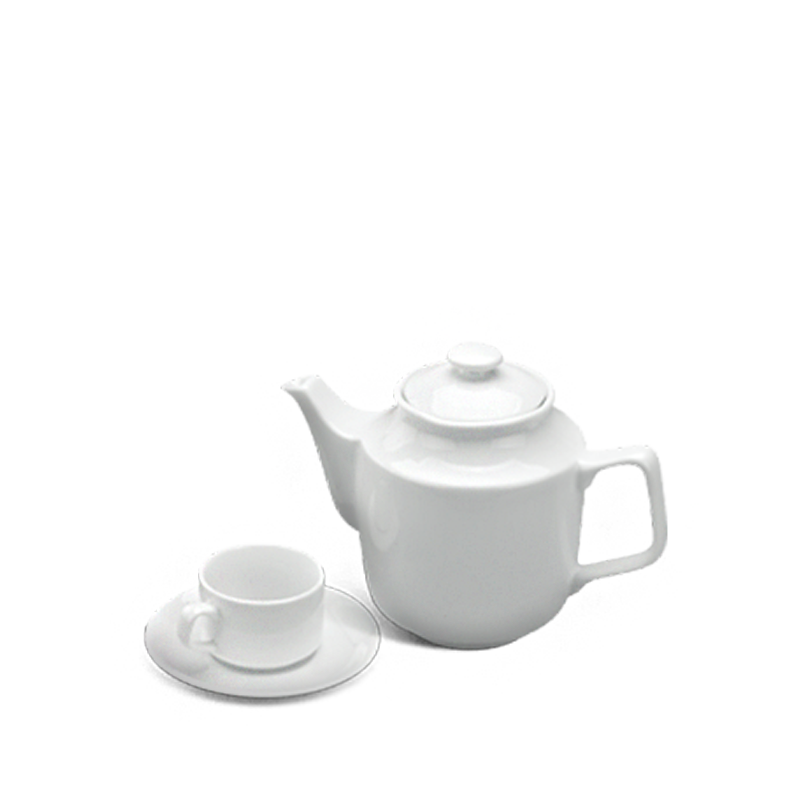 Bộ trà 0.7L - Jasmine - Trắng
