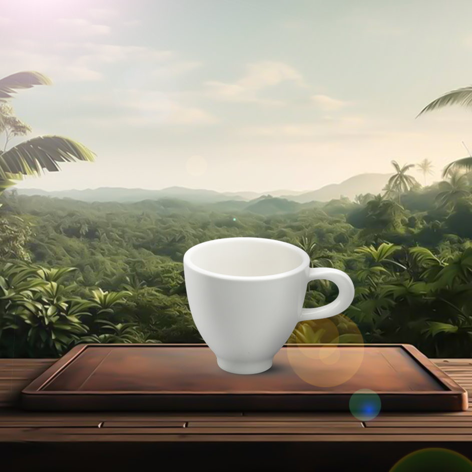 Tách espresso 0.15 L - Daisy Lys - Trắng ngà