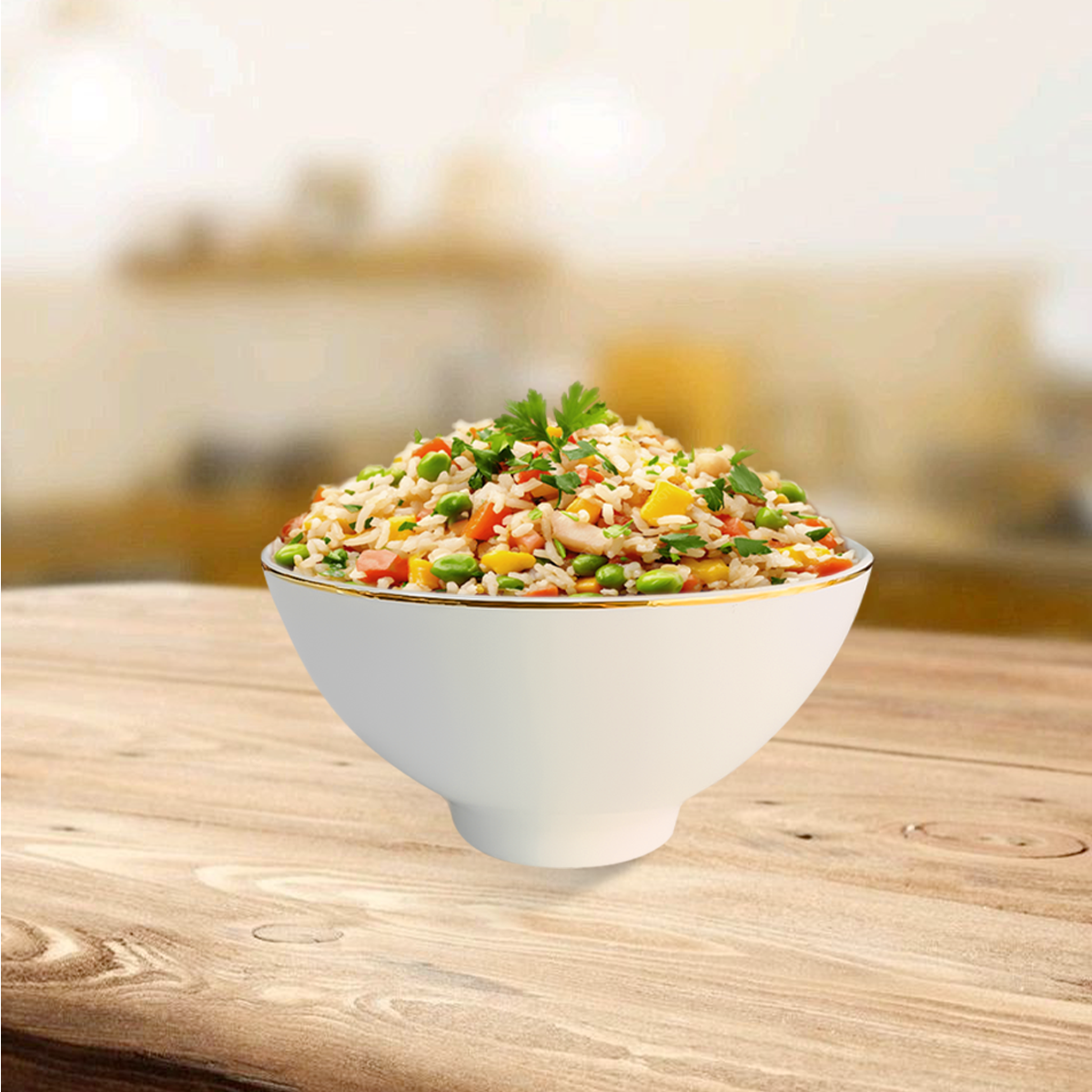 Chén cơm 11.5 cm - DAISY IFP - Viền Chỉ Vàng