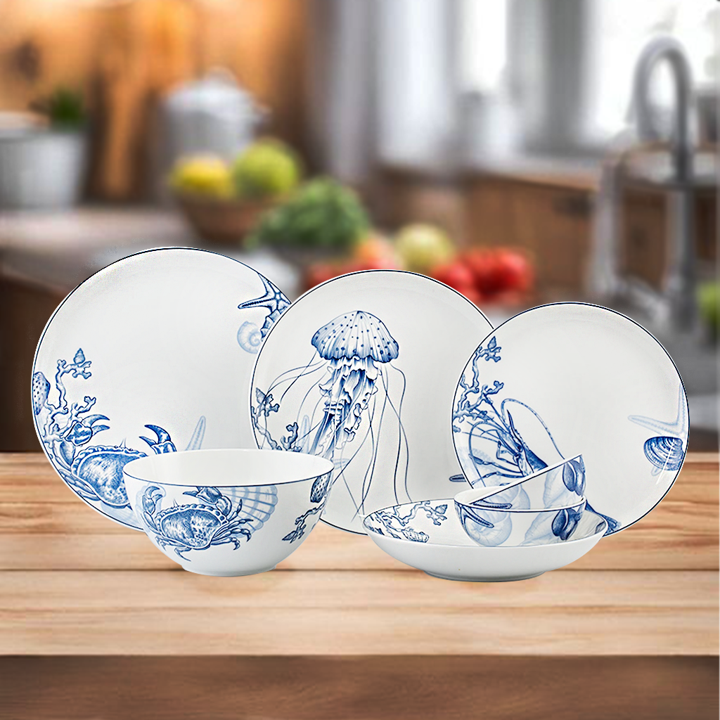 Bộ đồ ăn 09 sản phẩm - Timeless IFP - Đại Dương