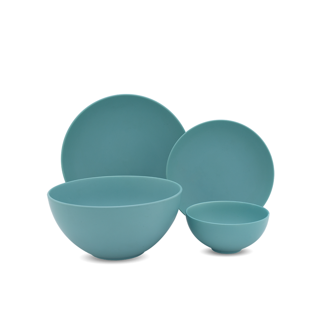 Bộ đồ ăn 09 sản phẩm - Timless - Màu Xanh Dương