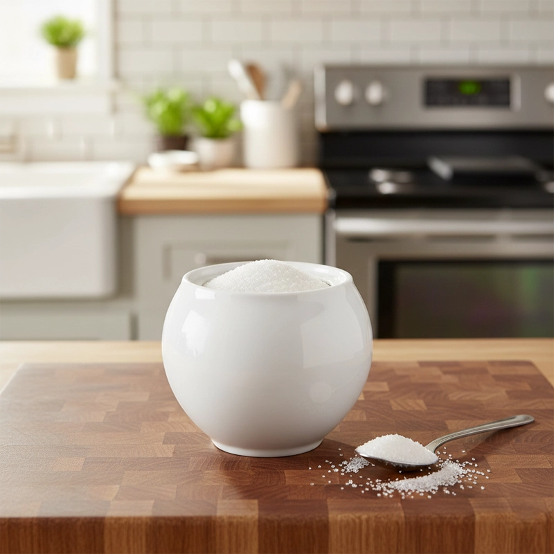 Chén đường 8 cm không nắp - camellia - trắng