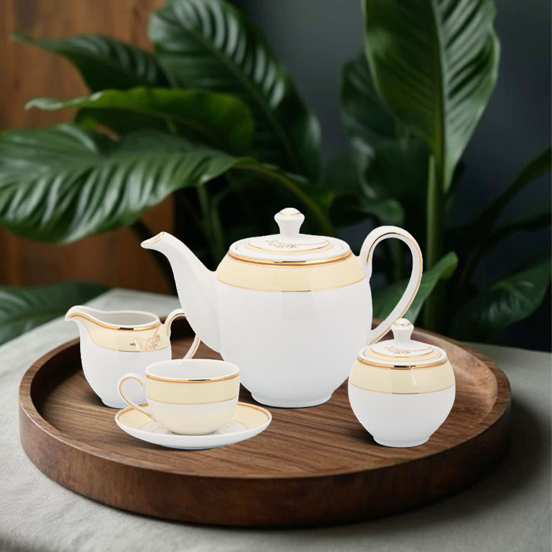 Bộ trà 1.1 L - Camellia - Hương Biển kem