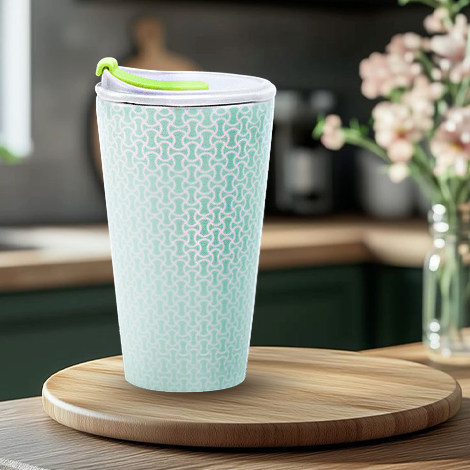 Ly sứ dưỡng sinh 0.48 L (K1) + nắp ống hút Tiny 1 (LTH)