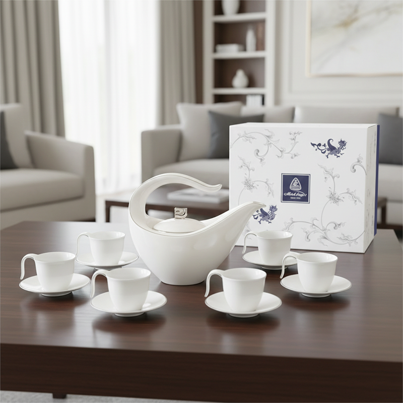 Bộ trà 0.45 L - Anh Vũ - Chỉ Bạch Kim