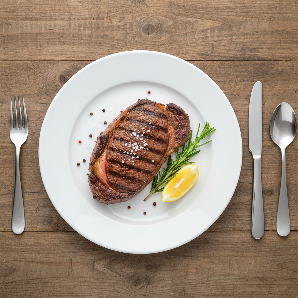 Dĩa tròn sâu 22 cm Daisy Trắng (042221000) - Daisy - Trg - L1