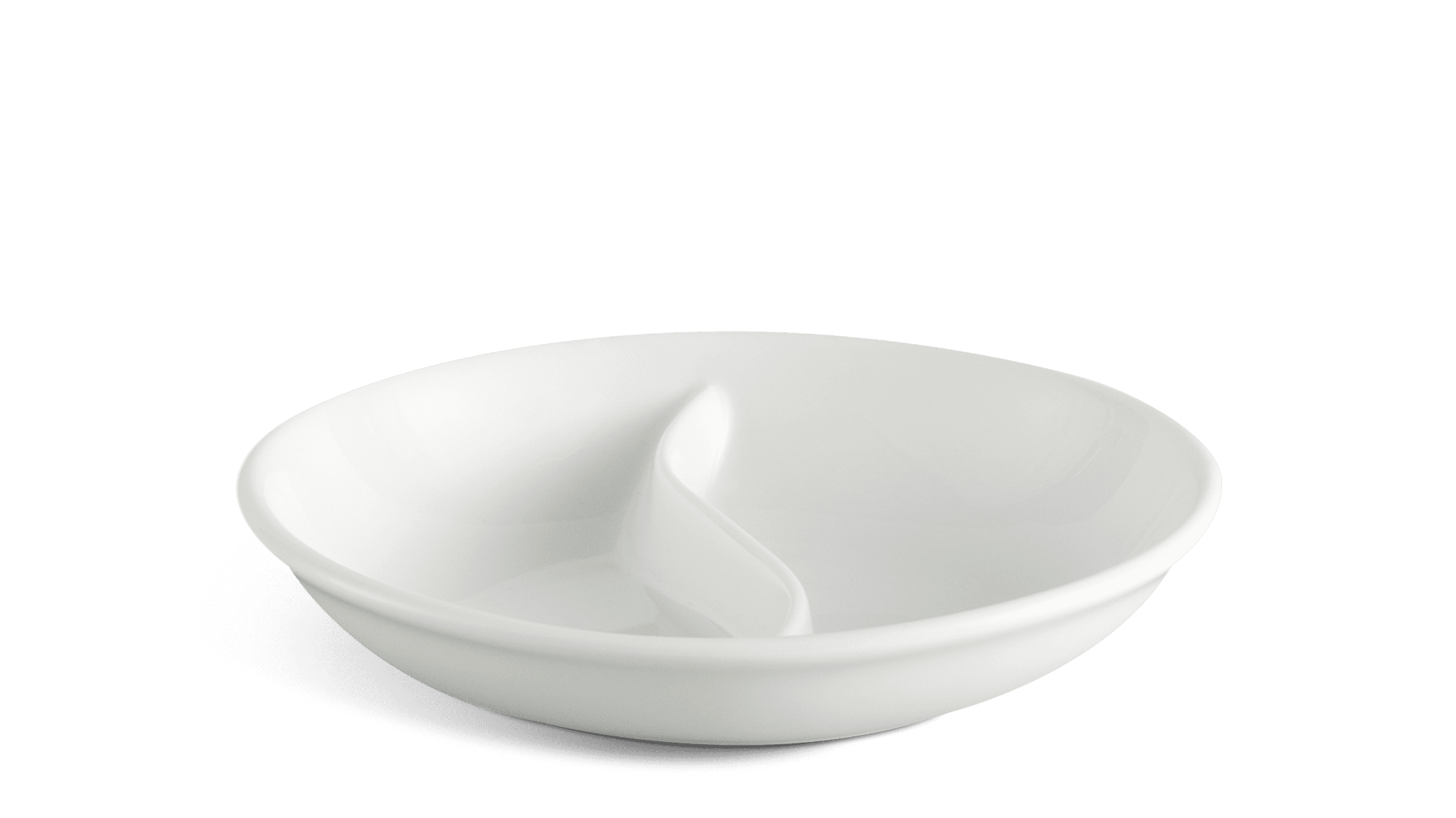 Chén chấm 2 ngăn 10.5 cm Jasmine Lys Trắng Ngà