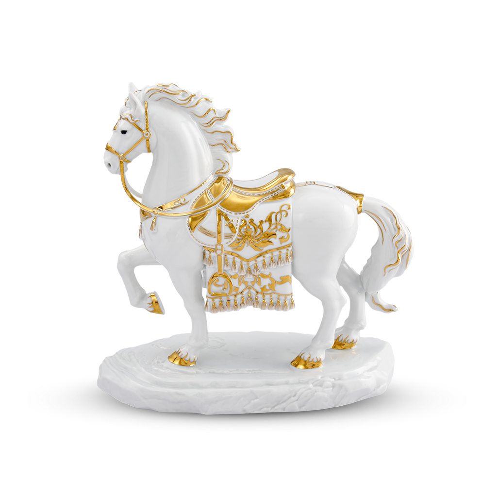 Tượng Bảo Mã 23.9 cm - Tượng - Trắng