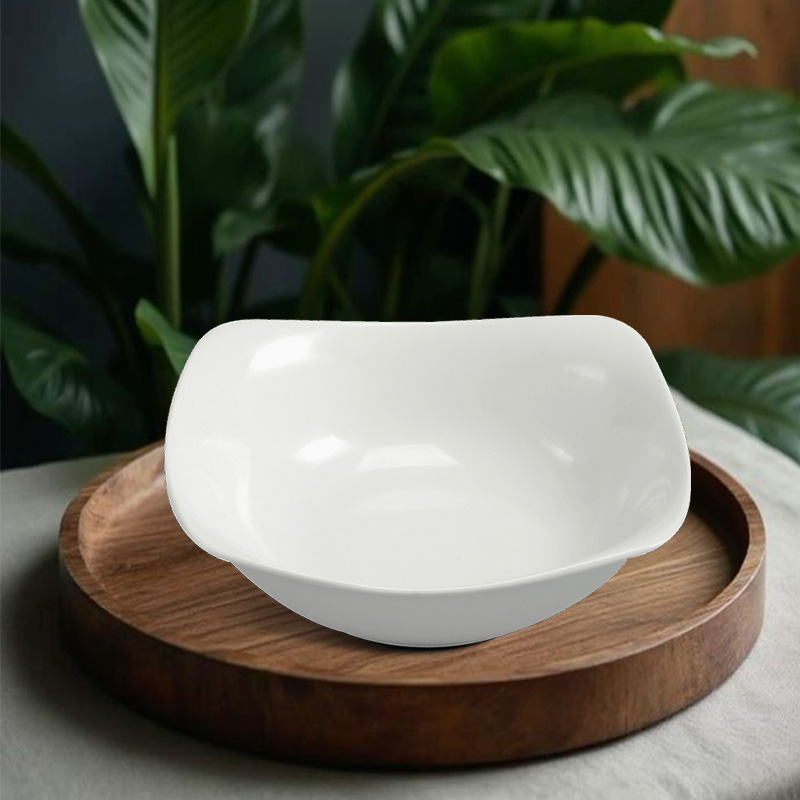 Tô vuông thấp 14 cm - Misc Assortment - Trắng Ngà